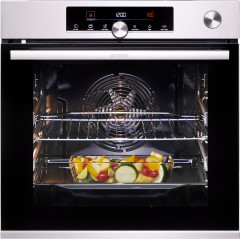 GORENJE Pyrolyse Backofen »BPSA6747A08XWI« mit Pyrolyse-Selbstreinigung Pyrolyse, 2fach Teleskopauszug, Wassertank für Dampf, AirFry-Funktion