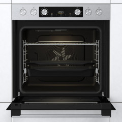 GORENJE STEEL SET 4 (BCS6737E06X+ECD634X), Einbauherdset (Glaskeramik-Kochfeld, A, 77 l)