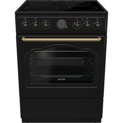 GORENJE Elektro-Standherd »GECS6B70CLB« Aqua Clean Retro Design. Zeitlose Eleganz für jede Küche
