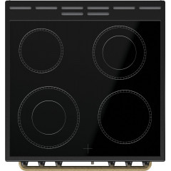 GORENJE Elektro-Standherd »GECS6B70CLB« Aqua Clean Retro Design. Zeitlose Eleganz für jede Küche