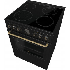 GORENJE Elektro-Standherd »GECS6B70CLB« Aqua Clean Retro Design. Zeitlose Eleganz für jede Küche