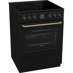 GORENJE Elektro-Standherd »GECS6B70CLB« Aqua Clean Retro Design. Zeitlose Eleganz für jede Küche