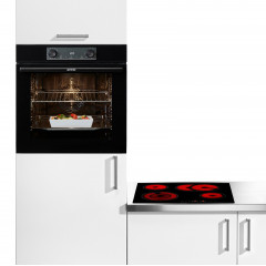 GORENJE Backofen-Set »BOS6737E13BGOT« mit 1-fach-Teleskopauszug Aqua Clean Set, Pizzafunktion mit 300 °C – perfekt für Pizza, Focaccia und mehr!