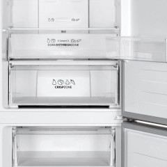 Gorenje NRK619CAXL4 Kühl-Gefrierkombination 186 cm Höhe EEK C Grau
