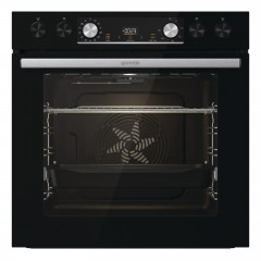 GORENJE BLACK SET 5 INDUCTION (BCIX6737E05BG+GI6400BXDE), Einbauherdset (Induktionskochfeld, A, 77 l)