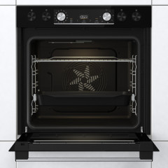 GORENJE BLACK SET 5 INDUCTION (BCIX6737E05BG+GI6400BXDE), Einbauherdset (Induktionskochfeld, A, 77 l)