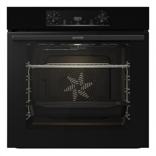 GORENJE Backofen »BO 6735 E02BKOT« mit Teleskopauszug nachrüstbar mit ecoClean Pizzafunktion mit 300 °C – perfekt für Pizza, Focaccia und mehr!