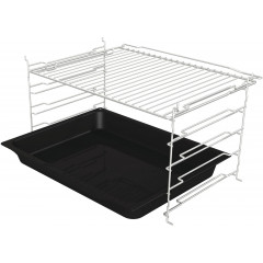 GORENJE Backofen »BO 6735 E02BKOT« mit Teleskopauszug nachrüstbar mit ecoClean Pizzafunktion mit 300 °C – perfekt für Pizza, Focaccia und mehr!