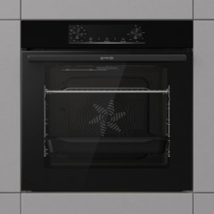 GORENJE Backofen »BO 6735 E02BKOT« mit Teleskopauszug nachrüstbar mit ecoClean Pizzafunktion mit 300 °C – perfekt für Pizza, Focaccia und mehr!