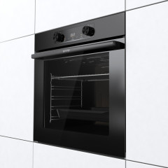 GORENJE Backofen »BO 6735 E02BKOT« mit Teleskopauszug nachrüstbar mit ecoClean Pizzafunktion mit 300 °C – perfekt für Pizza, Focaccia und mehr!