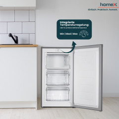 HOMEX FS1016-S Gefrierschrank (E, 850 mm hoch)