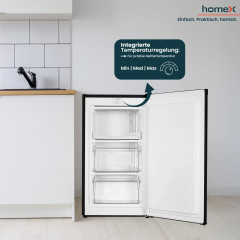HOMEX FS1016-B Gefrierschrank (E, 85,0 cm hoch)