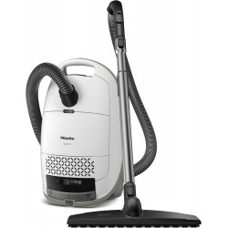 Guard M1 Parquet XL Bodenstaubsauger brillantweiß, mit Beutel, 4,5 l Staubvolumen, 11 m Reichweite, Parkett-Bürste