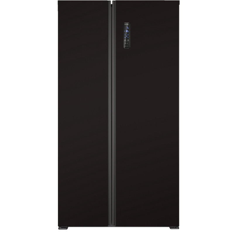 BOMANN SBS 7344 SIX 90CM E 442L Side-by-Side (E, 1770 mm hoch, Schwarz/Inox)
