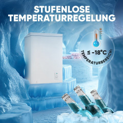 BOMANN GT 7355 WEISS 54,5CM D 100L Gefriertruhe (D, 850 mm hoch)