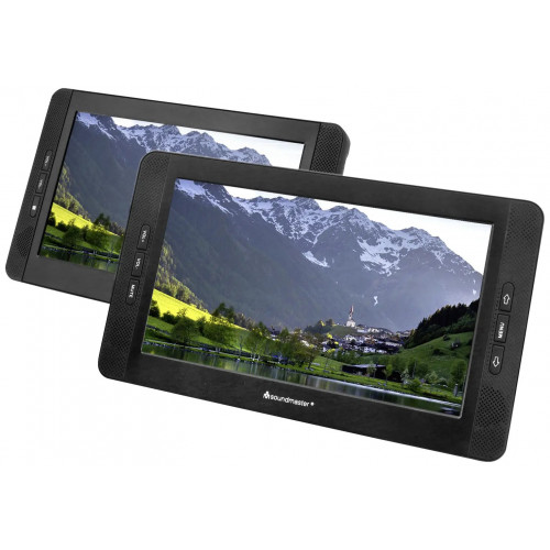 Soundmaster PDB1850SW Tragbarer DVD-Player 25.9cm 10.2 Zoll EEK: D (A - G) Schwarz