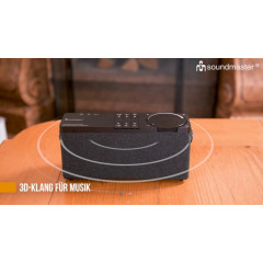 SOUNDMASTER TVL 24 SW Horst, Lautsprecher, Schwarz)