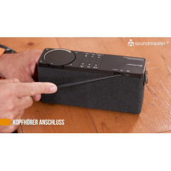 SOUNDMASTER TVL 24 SW Horst, Lautsprecher, Schwarz)