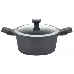 GSW Topf-Set »Easy Click« Set, Kochtopf 20/24 cm, 1 Stielkasserolle 16 cm, 1 Bratpfanne 24 cm, 7 Stk. tlg. Aluminiumguss