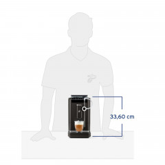 TCHIBO Esperto 2 Milk, Kaffeevollautomat Schwarz