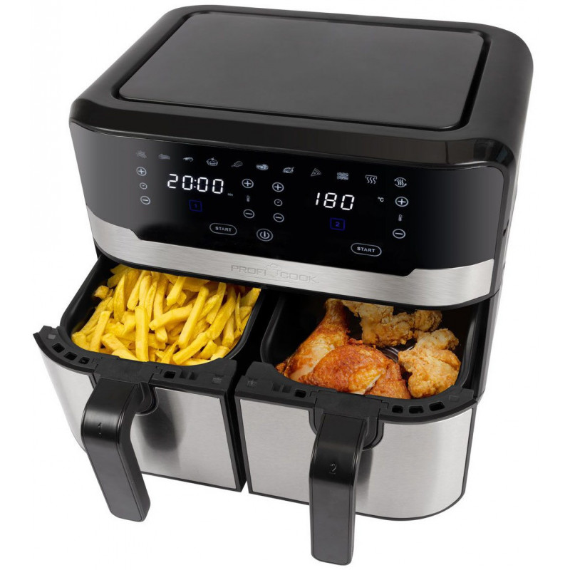 PC-FR 1242 H Heißluft-Fritteuse edelstahl/schwarz