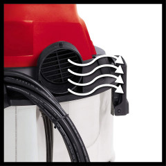 EINHELL TC-VC 1930 SA Nass-/Trockensauger, Rot/Silber/Schwarz