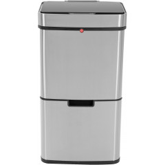 Hailo Mülltrennsystem »Öko Vario XL« 3 Behälter 54 Liter, Edelstahl, Kunststoff Inneneimer, Sensortechnik