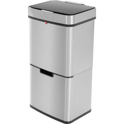 Hailo Mülltrennsystem »Öko Vario XL« 3 Behälter 54 Liter, Edelstahl, Kunststoff Inneneimer, Sensortechnik