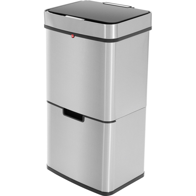 Hailo Mülltrennsystem »Öko Vario XL« 3 Behälter 54 Liter, Edelstahl, Kunststoff Inneneimer, Sensortechnik