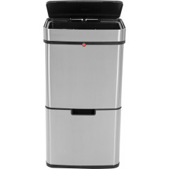 Hailo Mülltrennsystem »Öko Vario XL« 3 Behälter 54 Liter, Edelstahl, Kunststoff Inneneimer, Sensortechnik