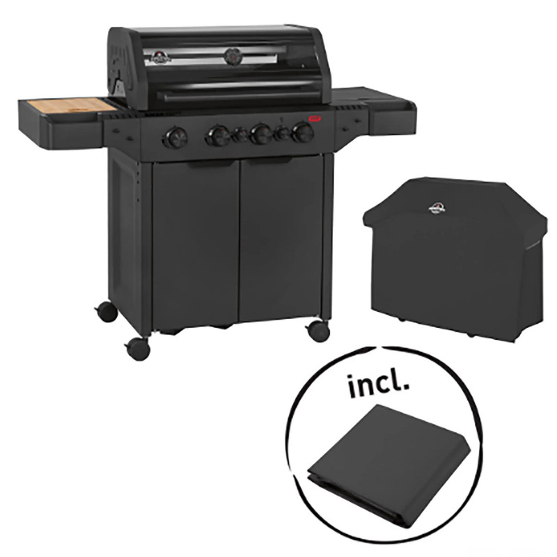 Jamestown 4-Brenner Gasgrill KNOX Master Class inkl. Abdeckhaube