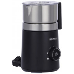 Severin SM 3586 SM 3586 Milchaufschäumer Edelstahl (gebürstet), Schwarz (matt) 500 W