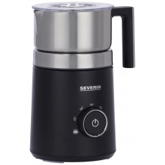 Severin SM 3586 SM 3586 Milchaufschäumer Edelstahl (gebürstet), Schwarz (matt) 500 W