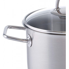 Fissler Topf-Set »Viseo Topf-Set« Set, 1x Bratentopf 20 cm, je 1x Kochtopf 16/20/24 cm, 8 Stk. tlg. Edelstahl 18/10