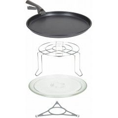 BAUKNECHT Mikrowelle »MW 45 SL« Grill Mit Grill, Automatikprogrammen und Crisp für schnelle knusprige Pizza