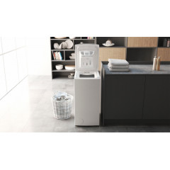 BAUKNECHT Waschmaschine Toplader »WAT 6313 C« 6 kg 1200 U/min Antiflecken, automatische Trommelpositionierung, Kurz 30 min.
