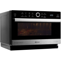 BAUKNECHT Mikrowelle »MW 3391 SX« Dampfgarfunktion | Grill und Heißluft 900 W Dampfgaren, Grill, Heißluft und Crisp für schnelle knusprige Pizza