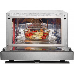 BAUKNECHT Mikrowelle »MW 3391 SX« Dampfgarfunktion | Grill und Heißluft 900 W Dampfgaren, Grill, Heißluft und Crisp für schnelle knusprige Pizza