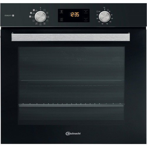 BAUKNECHT BAK5S KP8V2 BLG, Einbaubackofen (Einbaugerät, 71 l, 595 mm breit), Dampfgarfunktion
