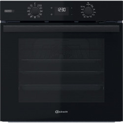 BAUKNECHT BBA2S85HU1K, Einbaubackofen (Einbaugerät, 71 l, 595 mm breit), Dampfgarfunktion