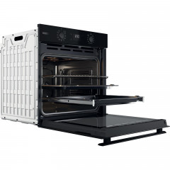BAUKNECHT BBA2S85PU1K, Einbaubackofen (Einbaugerät, 71 l, 595 mm breit), Dampfgarfunktion