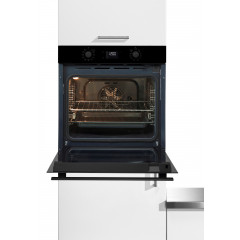 BAUKNECHT Pyrolyse Backofen »BBA285PU1ZK« mit 1-fach-Teleskopauszug mit Pyrolyse-Selbstreinigung Easy Grill - einfaches Grillen im Backofen, Pizzafunktion