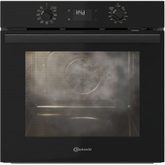 BAUKNECHT Pyrolyse Backofen »BBA285PU1ZK« mit 1-fach-Teleskopauszug mit Pyrolyse-Selbstreinigung Easy Grill - einfaches Grillen im Backofen, Pizzafunktion