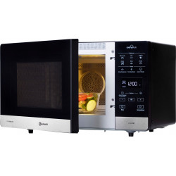 BAUKNECHT Mikrowelle »MW 59 MB« Dampfgarfunktion | Grill | Heißluft | Mikrowelle 1700 W Dampfgaren, Grill, Heißluft und Crisp für schnelle knusprige Pizza
