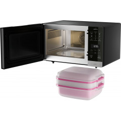 BAUKNECHT Mikrowelle »MW 59 MB« Dampfgarfunktion | Grill | Heißluft | Mikrowelle 1700 W Dampfgaren, Grill, Heißluft und Crisp für schnelle knusprige Pizza