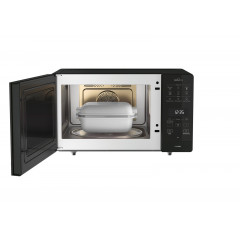 BAUKNECHT MW 49 BL, Mikrowelle (800 Watt, Grillfunktion, Heißluftfunktion & Dampffunktion)