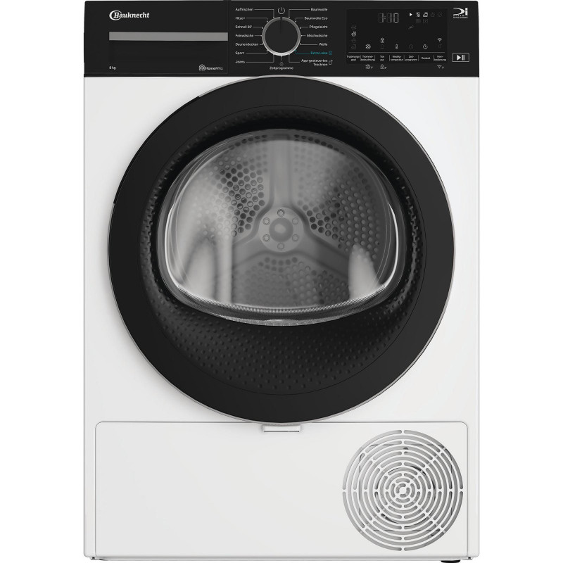 BAUKNECHT BT 85C WBS Wärmepumpentrockner (8 kg, Weiß)