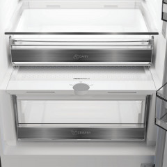 BAUKNECHT KGDNF 20C IN Kühlgefrierkombination (C, 415 l, 2035 mm hoch, Edelstahloptik)