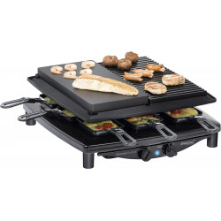 Steba RC4 plus deluxe Raclette 8 Pfännchen Schwarz Steba RC4 plus deluxe Raclette 8 Pfännchen Schwarz