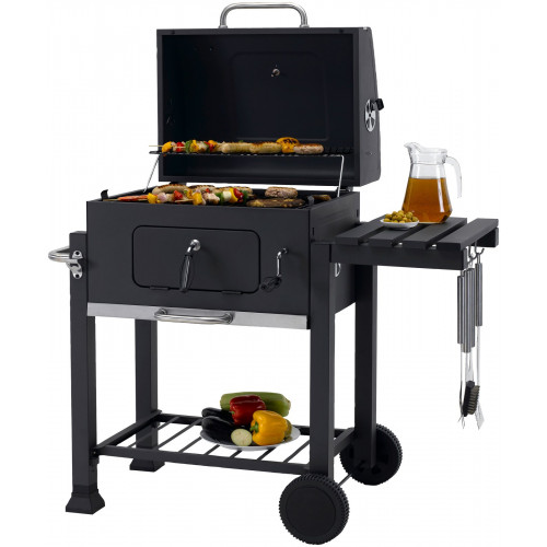 Tepro Holzkohlegrill »Grillwagen Toronto Click« BxTxH: 115x67x107 cm